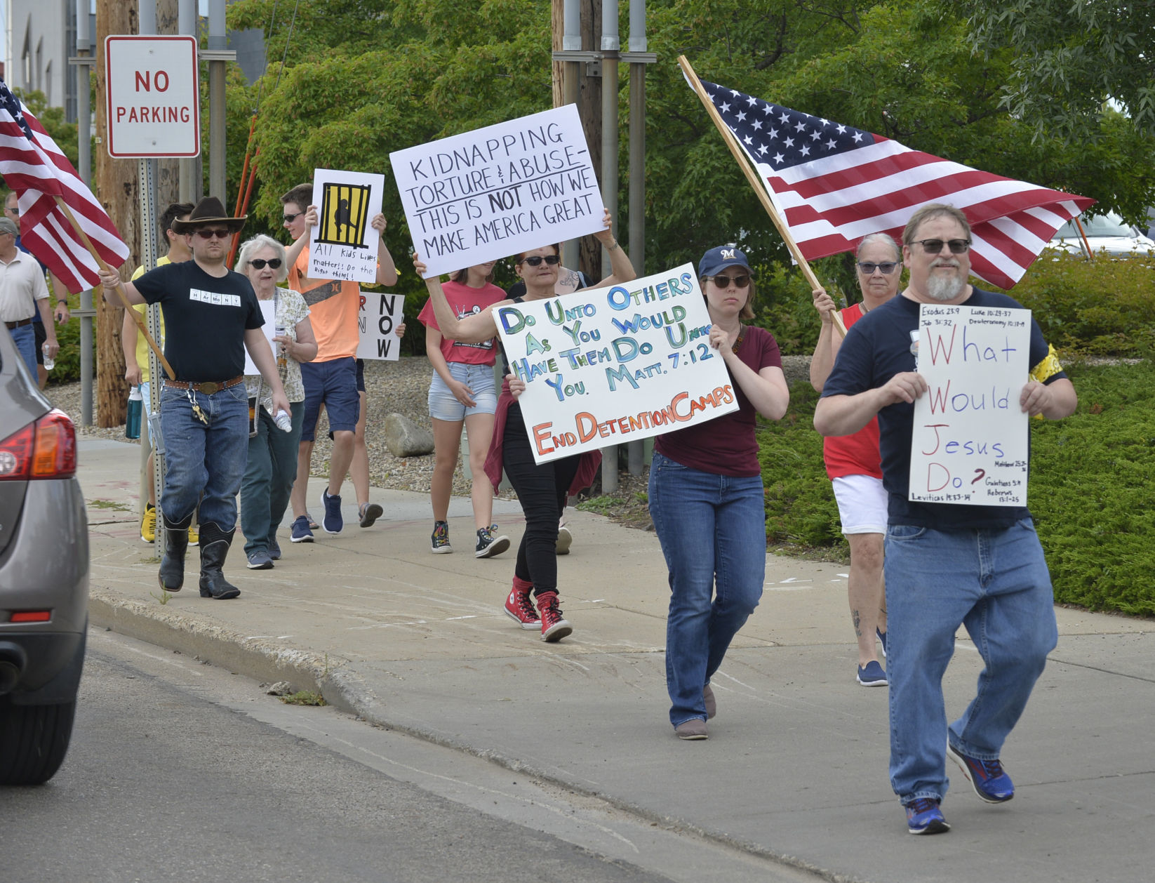 Protest march